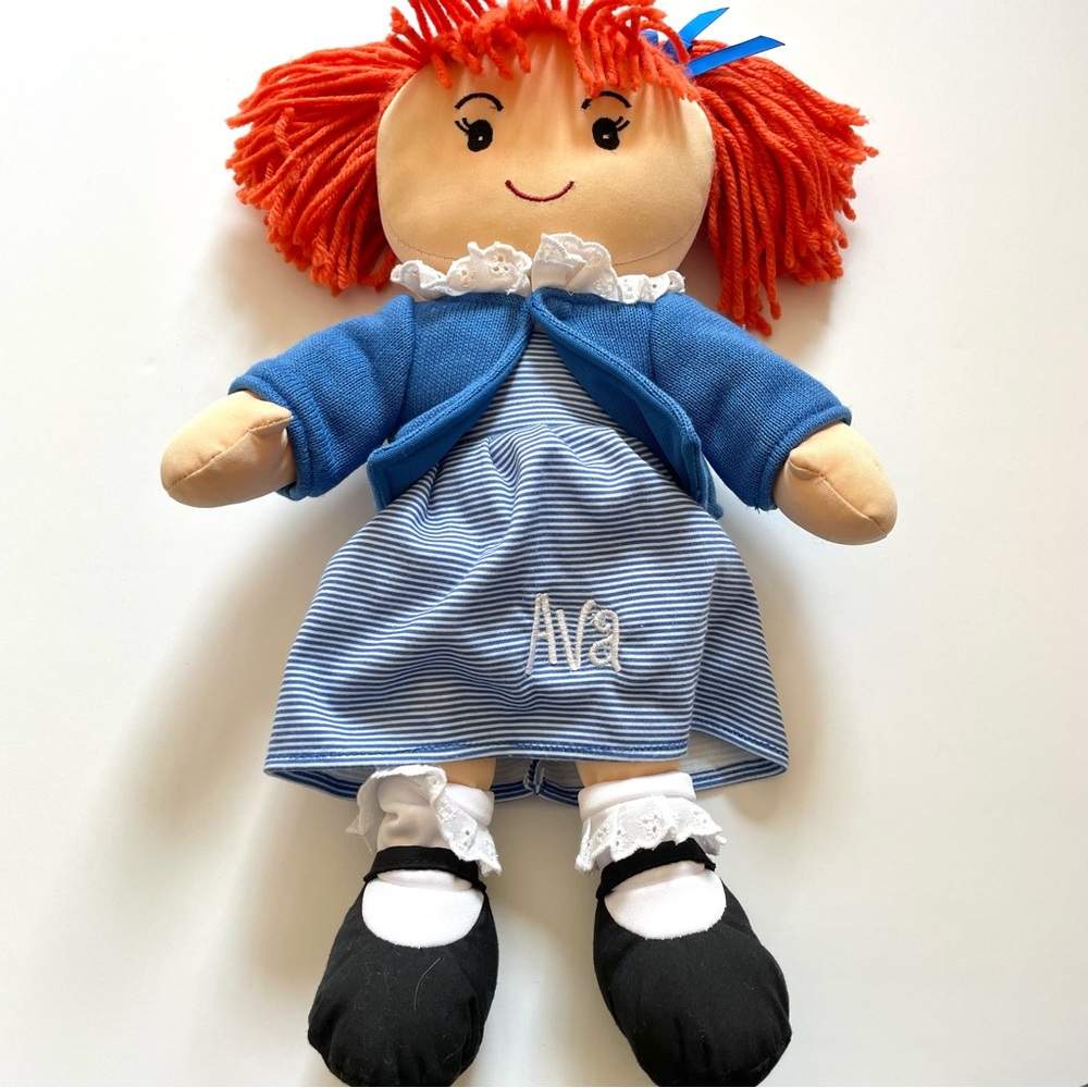Let’s Make Memories Ava Monogrammed Rag Doll